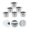 Ciieeo 12pcs Metal Tealight Candle Holder Electroplated Decorative Centerpiece for Table Decor Vintage Style Tea Light Stand for Weddings Parties and Home Use view 2
