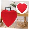 OUNONA 2pcs Heart Shaped Chair Back Covers for Valentine's Day Removable Felt Dining Chair Slipcovers for Festive Home Decor and Wedding Celebrations view 2