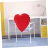 OUNONA 2pcs Heart Shaped Chair Back Covers for Valentine's Day Removable Felt Dining Chair Slipcovers for Festive Home Decor and Wedding Celebrations view 3