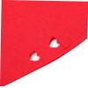 OUNONA 2pcs Heart Shaped Chair Back Covers for Valentine's Day Removable Felt Dining Chair Slipcovers for Festive Home Decor and Wedding Celebrations view 4