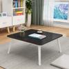 Folding Computer Desk, Coffee Table/Small Desk/Dining Table/Study Table, for Tatami Bedroom Bay Window, 6 Color (E) view 2
