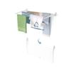 foxydry Fold, Wall Drying Rack, Vertical Drying Rack for Indoor and Outdoor Aluminium and Steel (White, 102 cm / 40.15 in) view 1