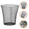 Ciieeo Reusable Iron Basket Farmhouse Bathroom Trash Can Large Capacity Storage Hamper view 4