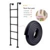 Bunk Bed Ladder Floor Standing, 4 4.6 5 6 7 FT Basement Escape Ladder for Windows Well 2-story Homes Loft Attic Balcony Climbing, Metal Iron Tube Travel Trailers Step Ladders with Foot Pad ( Color : B view 4