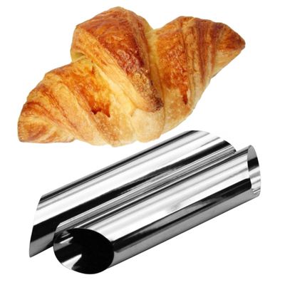 Ciieeo 4pcs Stainless Steel Cylindrical Shaped Mini Baking Molds for Cannoli Pastry