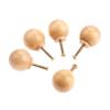 KORXPYYA Kitchen Cabient Knobs,Furniture Drawer Handle, 5Pcs 28 * 29mm Wooden Furniture Handles Wood Cabinet Knobs and Handles Kitchen Drawer Wardrobe Door Pulls Furniture Hardware view 2
