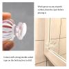 Kitchen Cabient Knobs,Furniture Drawer Handle,Self Adhesive Clear Crystal Drawer Knobs, 8pcs Classic Acrylic Knobs Transparent Acrylic Handles Cupboard Knobs Without Drill Handle for Kitchen Bathroom view 3