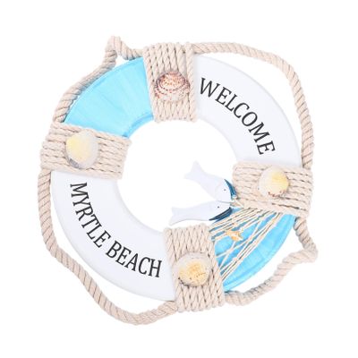 ABOOFAN Nautical Life Decoration Wooden Life Wall Hanging Ornament for Home Bar Restaurant and Wedding Decor