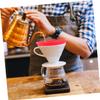 Housoutil 3pcs Practical Filter High Temp Resistant Type Coffee Filter Reusable Easy to Clean view 3
