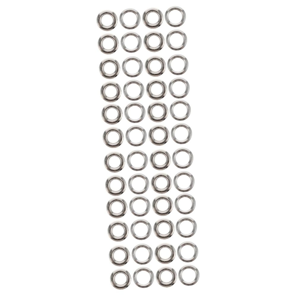 ABOOFAN 300pcs Brass Curtain Grommets Low Noise Design Eyelet for Easy Drapery Installation Inner for Home Decor