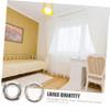 ABOOFAN 300pcs Brass Curtain Grommets Low Noise Design Eyelet for Easy Drapery Installation Inner for Home Decor view 2