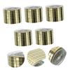 IWOWHERO 5rolls DIY Mosaic Wall Stickers Peel and Stick Glass Mirror Tiles Home Decor for Bathroom view 2