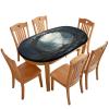Barsada Deer Print Oval Tablecloths Waterproof & Stain Resistant Elastic Table Cloth Oval Tablecloth Cover Table for Kitchen and Dining Room Fits for 52 x 70 Oval Table, GQ-TYZB-2403LIW1166-K207xG152 view 1