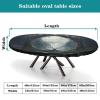 Barsada Deer Print Oval Tablecloths Waterproof & Stain Resistant Elastic Table Cloth Oval Tablecloth Cover Table for Kitchen and Dining Room Fits for 52 x 70 Oval Table, GQ-TYZB-2403LIW1166-K207xG152 view 4