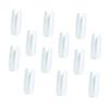 DECHOUS 12 Pack Bed Sheet Clips Anti-Slip Sheet Fasteners for Bed Short Hard Plastic Non-Bendable Fit Raised Edges Random Color view 1