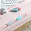 DECHOUS 12 Pack Bed Sheet Clips Anti-Slip Sheet Fasteners for Bed Short Hard Plastic Non-Bendable Fit Raised Edges Random Color view 4