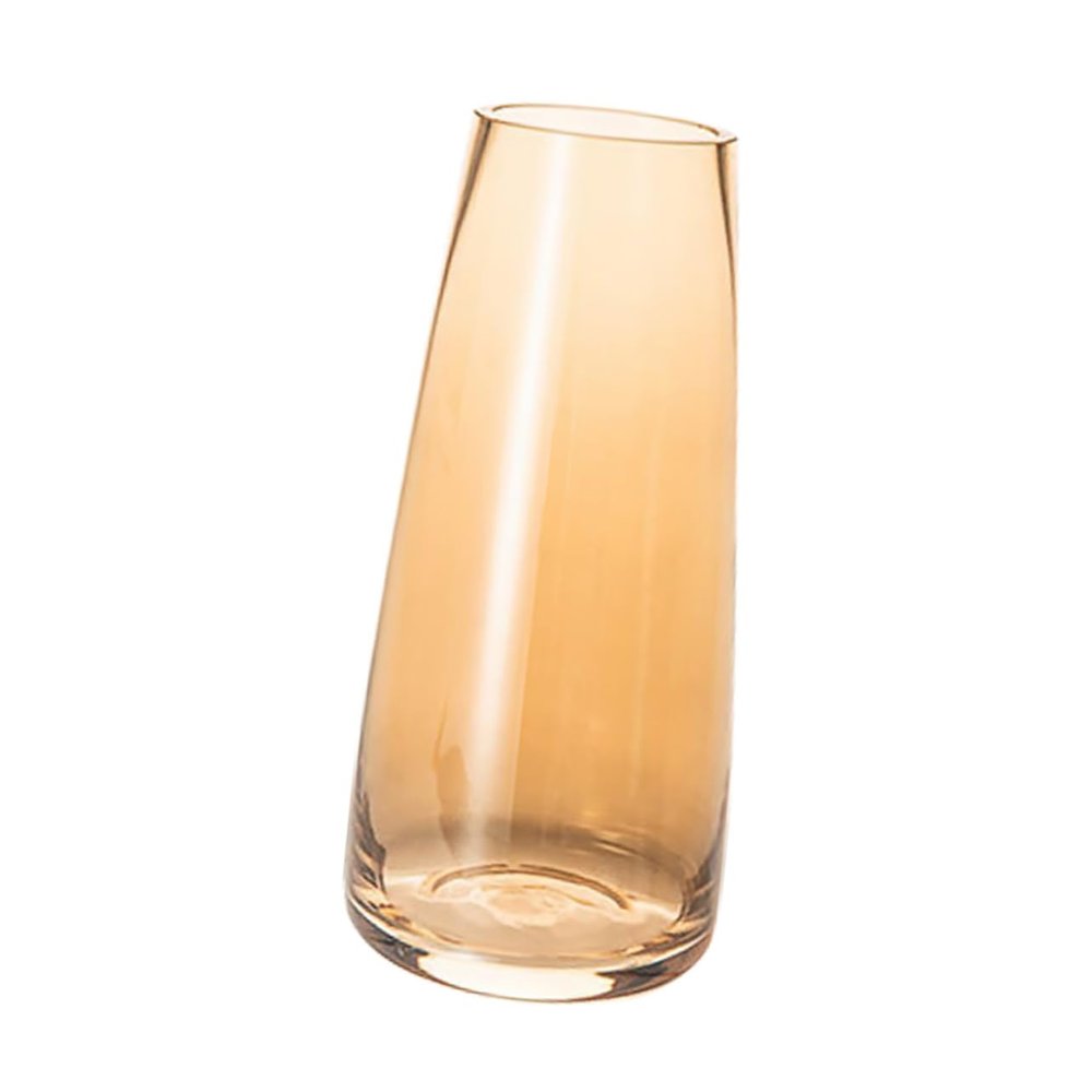 ABOOFAN Glass Flower Vessel Electroplated Decorative Vase for Centerpieces Tulips Roses