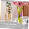 ABOOFAN Glass Flower Vessel Electroplated Decorative Vase for Centerpieces Tulips Roses view 2