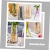 ABOOFAN Glass Flower Vessel Electroplated Decorative Vase for Centerpieces Tulips Roses view 4