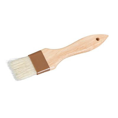 Ciieeo 1pc Wooden Handle Wool Brush for Baking Bbq and Kitchen Use Easy to Clean for Sauces and Basting for Meats and Vegetables