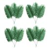 AOKWAWALIY 12pcs Imitation Plants Outdoors Fake Plant Palm Leaf Table Runner Palm Leaves Lanterns Light Palm Tree Lamp Money Plant Artificial Palm Leaf Decor Theme Tiki Lemon Green Plastic view 1