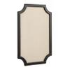 Hogan Framed Scalloped Decorative Wall Pinboard; Black; 24 x 36; Rustic Modern Farmhouse Bulletin Board for Wall Organization and Decorative Displays view 1