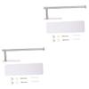 IMIKEYA 2sets Wall-Mounted Kitchen Hanging Rack Paper Holder and Towel Storage Easy to Install Stylish Home Organizer for Bathroom and Kitchen Essentials view 1