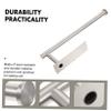 IMIKEYA 2sets Wall-Mounted Kitchen Hanging Rack Paper Holder and Towel Storage Easy to Install Stylish Home Organizer for Bathroom and Kitchen Essentials view 2