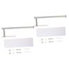 ABOOFAN 2sets Wall-Mounted Toilet Paper Shelf and Multi-Function Holder No Drilling Required Space-Saving Design for Bathroom Kitchen and Living Room Storage view 1