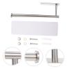 ABOOFAN 2sets Wall-Mounted Toilet Paper Shelf and Multi-Function Holder No Drilling Required Space-Saving Design for Bathroom Kitchen and Living Room Storage view 2