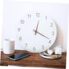 Cabilock Simple Style Silent Wall Clock Art Clock for Living Room Bedroom Decor Lightweight Modern Design Non-Ticking Home Office Ornament view 2