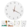 Cabilock Simple Style Silent Wall Clock Art Clock for Living Room Bedroom Decor Lightweight Modern Design Non-Ticking Home Office Ornament view 3
