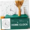 Cabilock Simple Style Silent Wall Clock Art Clock for Living Room Bedroom Decor Lightweight Modern Design Non-Ticking Home Office Ornament view 4