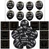49 Pcs Adult Birthday Decoration Bundle | Funny Abusive Balloons with Companion Banner & Funny Cocktail Napkins | Over the Hill Party Favor for 30th 40th 50th 60th 70th 80th & Big Gold Birthdays view 1