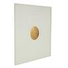Deco 79 Metal Geometric Home Wall Decor Wall Sculpture with Gold Foil Center and Wavy Patterns, Wall Art 40" x 1" x 40", White view 4
