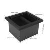 Bottomless Residue Container For Ground Coffee, Made Of Ptfe Steel Rubber, Square Bottomless Design, Perfect For Home And Kitchen, Coffee Hand Percolator view 2
