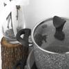 7 Piece Granite Cookware Set Gray Pan Kitchen Utensil Useful Non- Stick Pan Cookware Set view 4