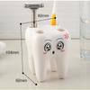 Ciieeo Toothbrush Holder Bathroom Organizer Shelf Beige Plastic About 82 view 2