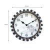 18-inch Wall Clock Creative Mute Quartz Clock Natural Culture Stone and Coconut Shell Decoration is Very Suitable for Indoor or for Gifts for Friends Modern Wall Cloc view 2