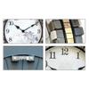18-inch Wall Clock Creative Mute Quartz Clock Natural Culture Stone and Coconut Shell Decoration is Very Suitable for Indoor or for Gifts for Friends Modern Wall Cloc view 4