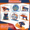 6 Pieces Dart Battle Party Decorations Dart Battle Wooden Table Centerpieces Birthday Party Table Toppers Double Decorations Blaster Theme Supplies view 2