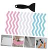 Amosfun Skid Tape for Ladder Non-Slip Bathtub Stickers Rubber Bathroom Skid Strips for Wet Areas view 3
