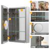 DURLDENG Medicine Cabinet with Mirror3X Movable Magnifier16 X 24 InchRecessed Bathroom Medicine Cabinet with Mirror2 Adjustable Shelves,Silver,170Large Soft Hinge view 2
