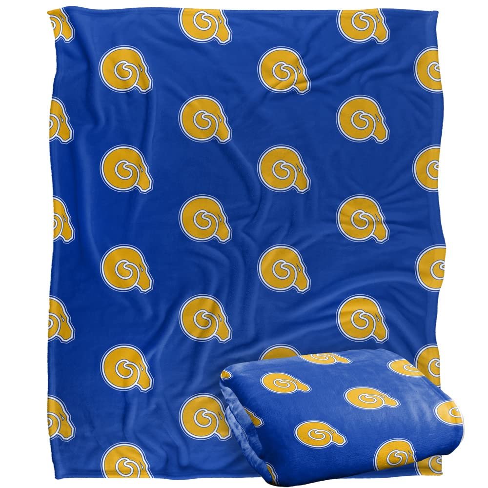 Albany State University Blanket, 60"x80" Logo Pattern Silky Touch Super Soft Throw Blanket