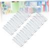 Ciieeo 8pcs White Stainless Steel Curtain Hooks Double Metal Drapery Fork Hooks for Pinch Pleat Curtains Easy Installation for Tracks and Drapery view 3