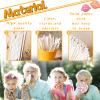 100 Pcs 6-Inch White Lollipop Sticks,Lollipop Paper Treat Stick,Paper Sucker Sticks for Cupcake Toppers,Homemade Candy,Chocolate,Dessert(Dia 3.5mm) view 3