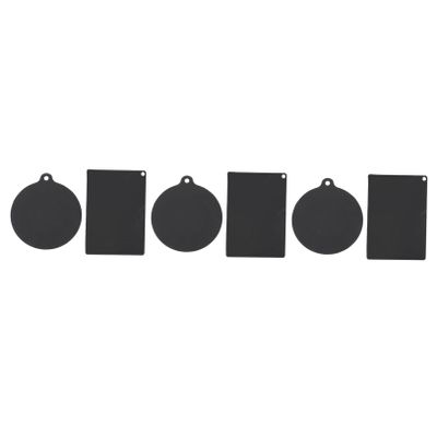 OUNONA 6pcs Silicone Induction Cooktop Mat Kitchen Pads Non- Protective Mats for Induction Cookers Easy to Clean Flexible Design Round and Rectangular Shapes