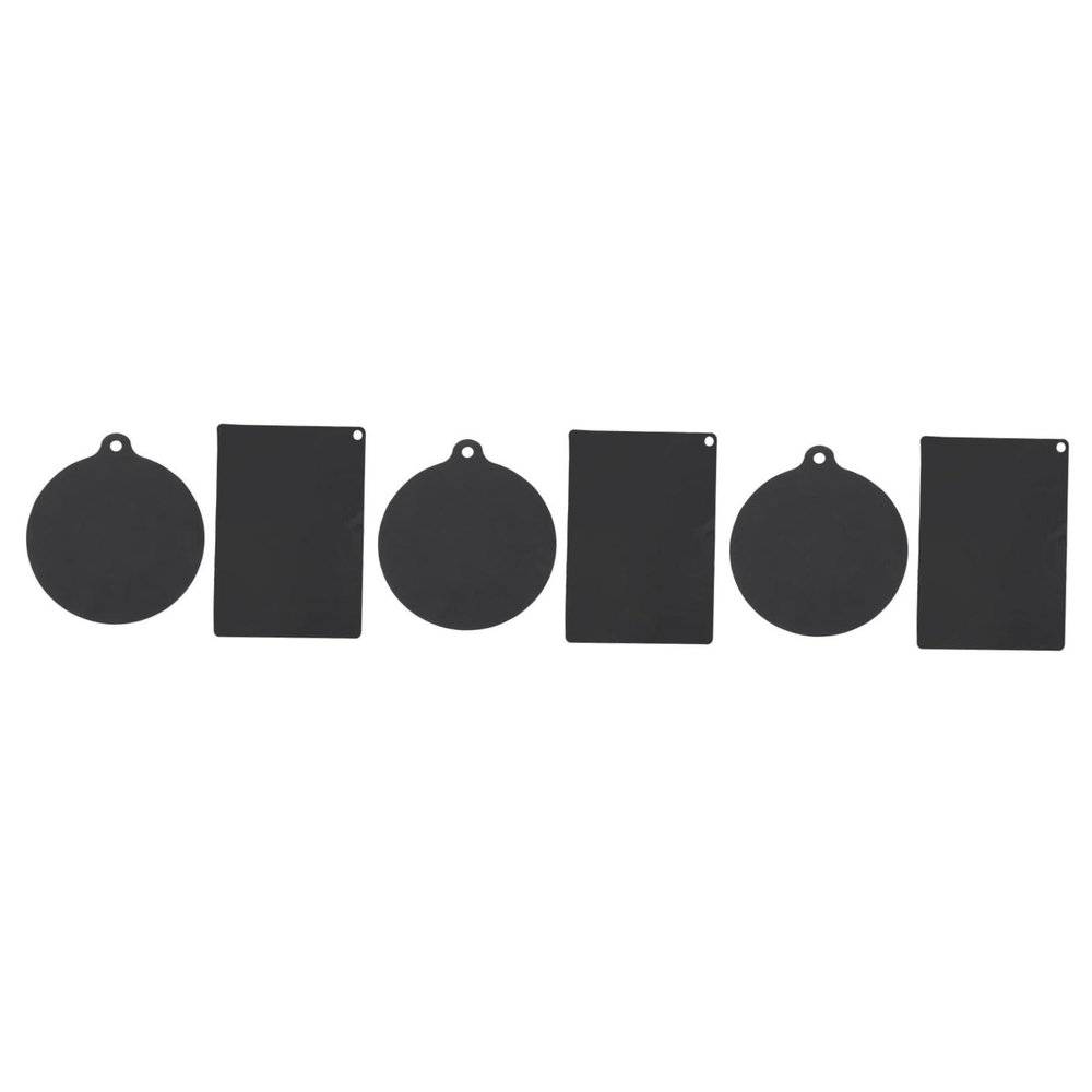 OUNONA 6pcs Silicone Induction Cooktop Mat Kitchen Pads Non- Protective Mats for Induction Cookers Easy to Clean Flexible Design Round and Rectangular Shapes