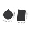 OUNONA 6pcs Silicone Induction Cooktop Mat Kitchen Pads Non- Protective Mats for Induction Cookers Easy to Clean Flexible Design Round and Rectangular Shapes view 2