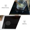 OUNONA 6pcs Silicone Induction Cooktop Mat Kitchen Pads Non- Protective Mats for Induction Cookers Easy to Clean Flexible Design Round and Rectangular Shapes view 3